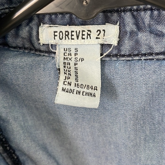 Jean shirt vest - Picture 3 of 4